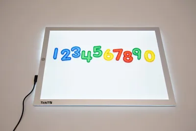 Zdjęcie produktu dla Tickit Rectangular Light Panels (A3), 0,5 lat(a), Biały, Srebrny