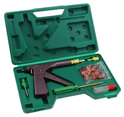 Immagine prodotto di Kit di riparazione per pneumatici tubeless, completo e portatile, con custodia