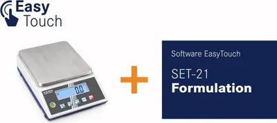 Produktbild von KERN & SOHN Rezepturwaage, 10 kg, Weiß, Edelstahl, 150 mm, 170 mm, 1,4 kg