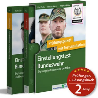Produktbild von Einstellungstest Bundeswehr: Prüfungspaket mit Testsimulation