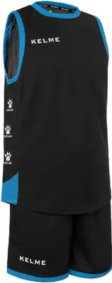 Zdjęcie produktu dla Zestaw Kelme Vitoria bez rękawów, czarny, XS, męski, czarny, XS