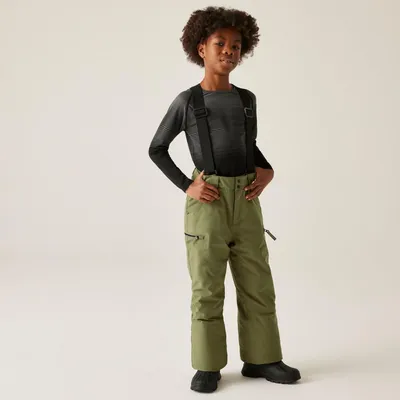 Immagine prodotto di Dare 2B - Pantaloni da sci "Pow III" per bambini, isolati, modello RG13318 (taglia 140), colore verde oliva