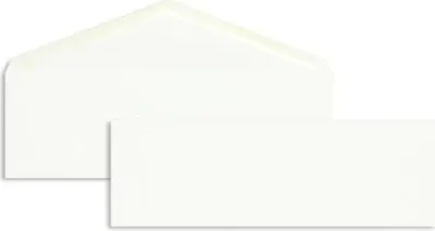 Produktbild von Briefumschläge 75x231mm 90g/qm gummiert VE=100 Stück weiß