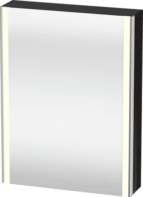 Image de Duravit XSquare armoire de toilette avec éclairage LED, 1 porte, charnières à droite, 600x800x155mm, XS7111R40400000