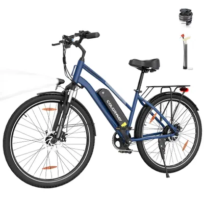 Produktbild von E-Bike Mountainbike - 28 ZOLL ELEKTRO-Trekkingrad Pedelec 40-100KM range,7 Gang, 250w Heckmotor, 540 Wh, MTB 36V15AH,abnehmbarer Akku, E-Cityrad