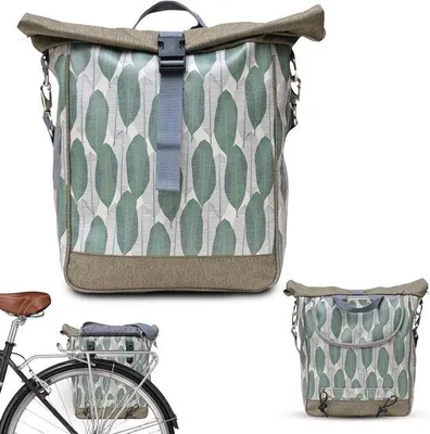 Produktbild von Famanu Fahrradtasche wasserdicht - Einzeltasche mit Tragegurt und Reflektoren für Sicherheit