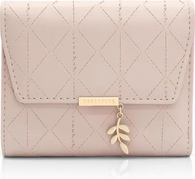 Image de Porte-monnaie en  pour femme, avec compartiment pour la monnaie et les cartes, Rosa-1