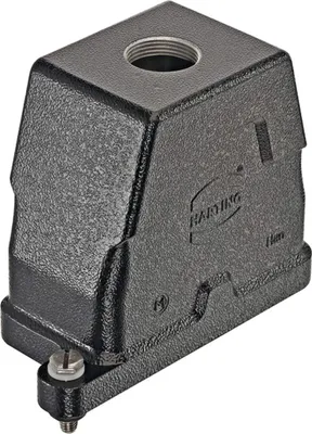 Produktbild von HARTING Han 10HPR Tüllengehäuse, 1xM25 gerader Kabelabgang, Schraubverriegelung - 1 Stück
