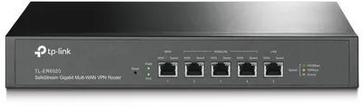 Produktbild von TP-Link TL-ER6020, Ethernet-WAN, Gigabit Ethernet, Schwarz