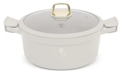 Produktbild von Berlinger Haus Kasserolle BH-7788 28cm Titanbeschichtung Creme Matt