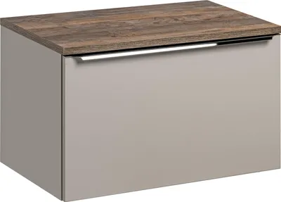 Produktbild von Waschtischunterschrank 80cm Éros mit 1 Schublade, Taupe