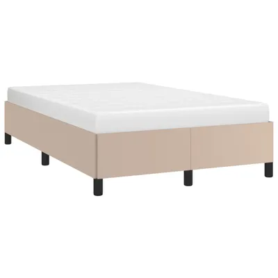 Produktbild von CLORIS Bettgestell Cappuccino-Braun 120x190 cm Kunstleder 379527