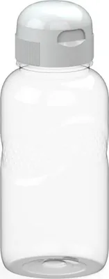 Produktbild von Trinkflasche Carve 'Sports' 500 ml - robuste Tritan Wasserflasche für Schule, Sport und aktive Freizeit - Transparent