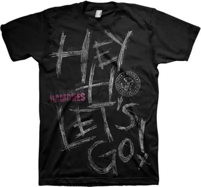 Produktbild von Ramones Hey Ho Black L T-Shirt