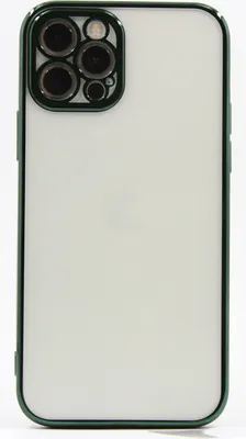 Produktbild von Hülle für Apple iPhone 12 Mini - Soft Plating Case - Dunkelgrün