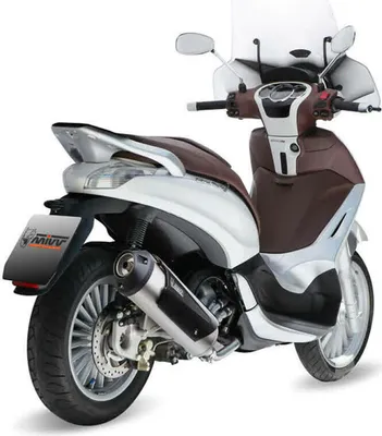 Immagine prodotto di Marmitta completa MIVV Urban con catalizzatore omologata inox per PIAGGIO beverly 300