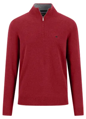 Produktbild von FYNCH-HATTON Troyer-Zip, Merino C 346 brick XXL