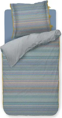 Produktbild von Pip Studio Bettwäsche-Garnitur Ashanti  Farbe Blau Größe 135x200+80x80