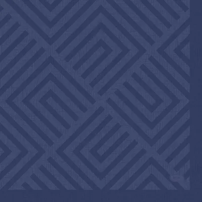 Produktbild von 240 Duni Tissue-Servietten 33 x 33 cm Mosaic Dark Blue 3-lagig