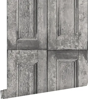 Obrázok produktu pre ESTAhome tapetový panel dvere sivé 53 cm x 10,05 m