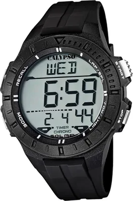 Produktbild von Calypso Kunststoff PUR Herren Uhr K5607/6 Armbanduhr schwarz Digital D2UK5607/6
