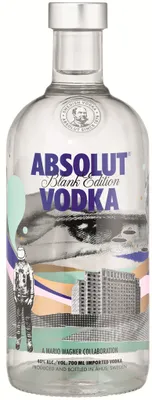 Produktbild von Absolut Vodka Blank by Mario Wagner 0,7l
