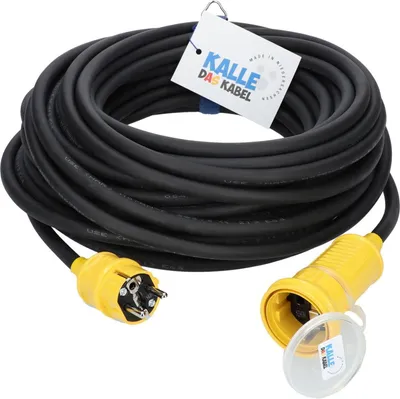 Produktbild von Kalle Verlängerungskabel Schuko Colour 1,5mm² gelb IP44 40 Meter