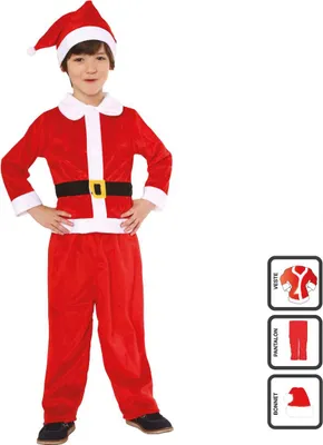 Produktbild von Kinderkostüm weihnachtsmann junge 4-6 -6-8 jahre - Feeric Lights & Christmas