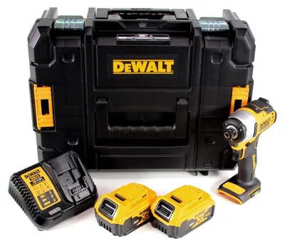 Image de DeWalt DCF 809 P2T Visseuse à chocs sans fil 18 V Brushless Li-Ion + Coffret de transport T-STAK + 2x Batteries 5,0 Ah + Chargeur