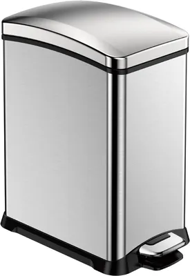 New Rejoice Step Bin 15 Liter, EKO Edelstahl gebürstet Eko VB 922715