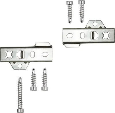 Produktbild von unsichtbare Terrassenbefestigung Edelstahl Metall 50 Stück incl. Schrauben VA17