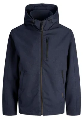 Produktbild von Jack & Jones 12289582_2078_XXL, Uni, Erwachsener, Reißverschluss, Polyester, Blau