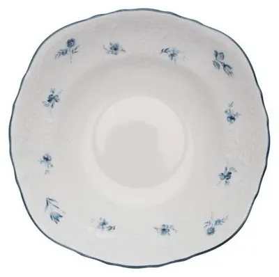 Produktbild von Thun 1794 Kompottschale, 19 cm, tschechisches Porzellan, Bernadotte, blaue Rosen, Thun