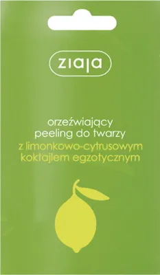 Image de Ziaja Gommage au citron et aux agrumes pour le visage et le corps - Sachet de 7 ml