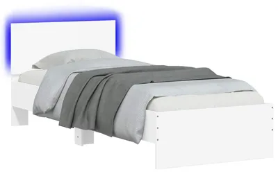 Productafbeelding van Bedframe Wit 80 x 200 cm Bewerkt hout