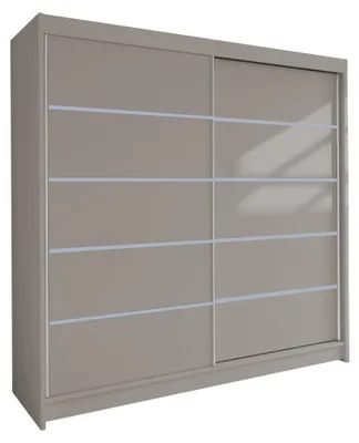 Produktbild von MIRJAN24 Schiebetürenschrank Talin IV, Stilvoll Schlafzimmer Kleiderschrank (Farbe: Cashmere, ohne Beleuchtung)