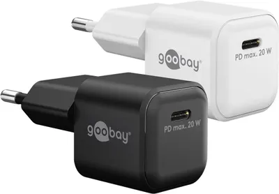 Produktbild von 20 W USB-C PD GaN Schnellladegerät Nano schwarz