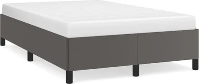 Produktbild von vidaXL Bettgestell Grau 120x200 cm Kunstleder