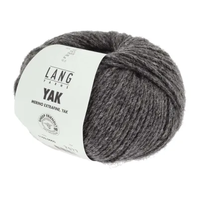 Produktbild von Lang Yarns - Yak 0005 dunkelgrau melange