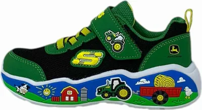 Produktbild von Skechers John Deere: Play Scene Klittenband Laag - Groen - Maat 25