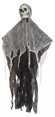 Produktbild von Horror Schädel Hängedeko Halloween Dekoration Spukhaus Bar Party Outdoor Garten Totenkopf Prop Grusel - Farbe: Skull ghost