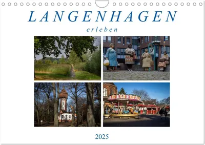 Produktbild von Langenhagen erleben (Wandkalender 2025 DIN A4 quer), CALVENDO Monatskalender