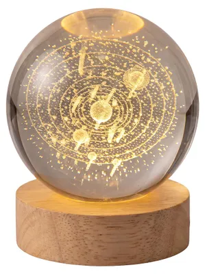 Produktbild von Clayre & Eef Tischlampe Braun Holz