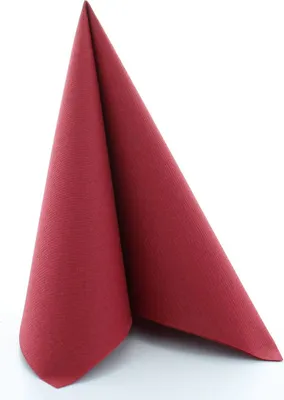 Produktbild von Airlaid Serviette Bordeaux, 40 x 40 cm, 50 Stück - Mank