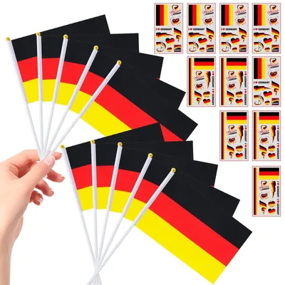 Produktbild von 20-teiliges Deutschland-Fan-Set für Fußballfans