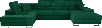 Produktbild von MIRJAN24 Ecksofa Cotere Bis, Eckcouch mit Bettkasten, U-Form Schlafsofa vom Hersteller, Wohnlandschaft (Kronos 19, Seite: Links)