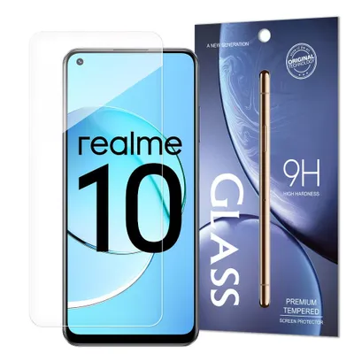 Zdjęcie produktu dla Hartowane szkło 9H do Realme 10 4G - Przeźroczyste KP24256