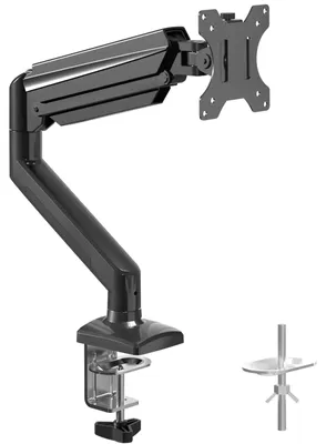 Obrázek produktu pro Držák monitoru Držák na monitor - Plynová pružina - 13 až 32 palců - 360 stupňů - 9 kg - Černá