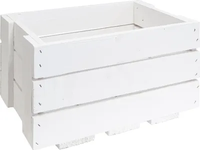 Produktbild von 2x WEIßE BÜCHERKISTE KINDER /NEU/ 43x23x19cm / schöne Deko und Transportbox für Groß & Klein