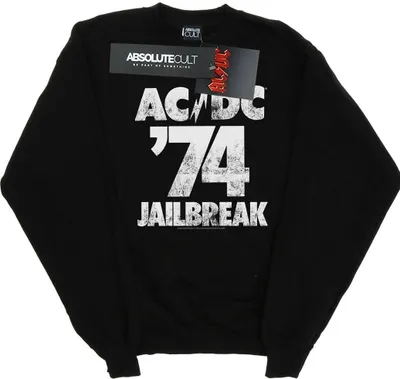 Produktbild von AC/DC - "Jailbreak 74" Sweatshirt für Herren BI4300 (4XL) (Schwarz)
